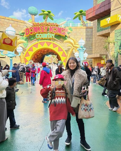 神戸蘭子、２人息子とUSJ満喫ショット公開！ほっこりエピソードにファン注目