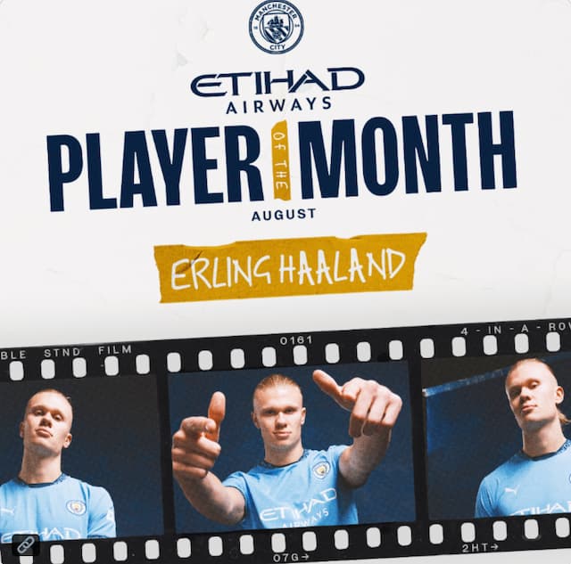 マンC 8月MVPを発表！