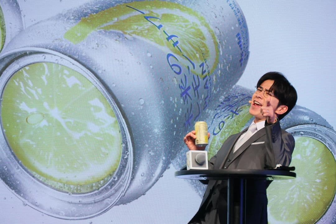 オリラジ藤森慎吾が「未来のレモンサワー」発売記念イベントに出席！