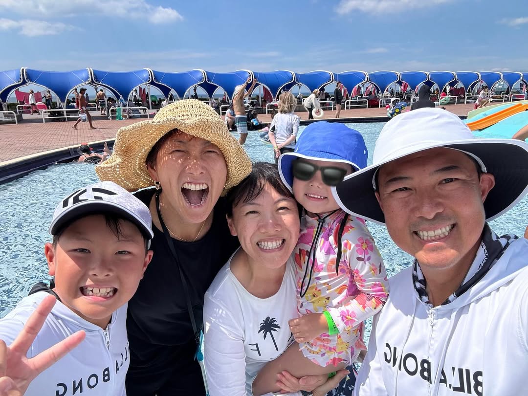 杉山愛が大磯プリンスのロングビーチでプール三昧！