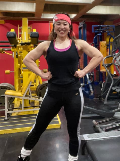 浜口京子が筋トレの成果をアップ！パンプアップがすごい