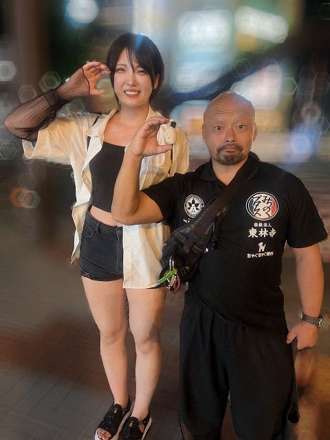 「のはしさん…いや…」レディ・Ｃが東北でお馴染みの男性プロレスラーとの2ショットを公開！身長差に反響？