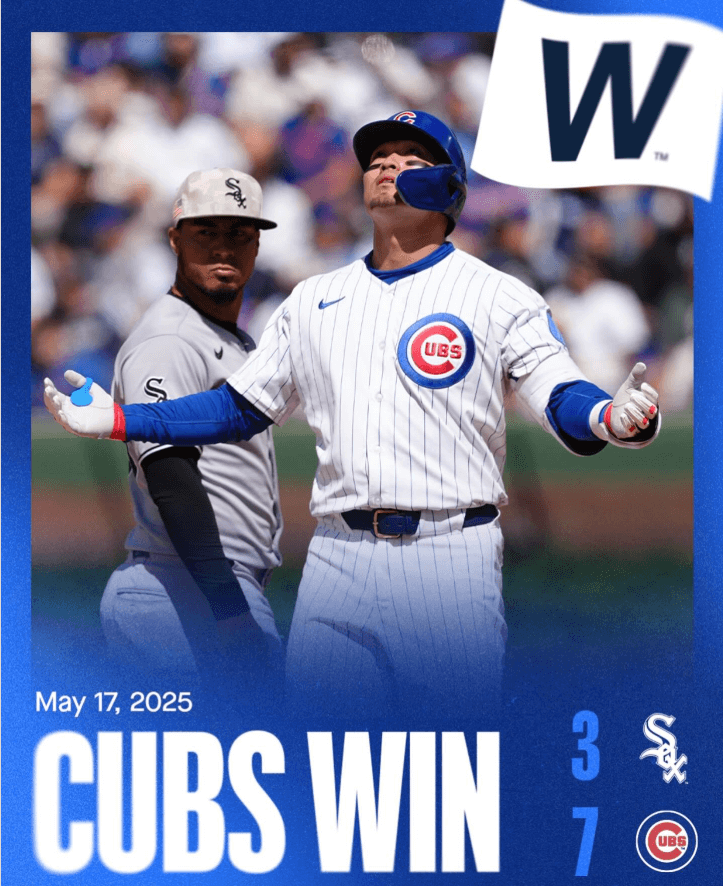 鈴木誠也が3戦連続安打 カブスは逆転勝ちで地区首位キープ