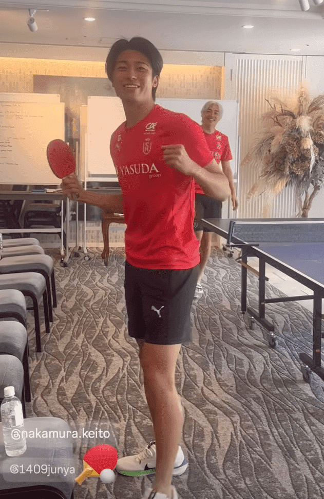 来日中の日本人コンビが卓球で対戦！　気になる勝者は…