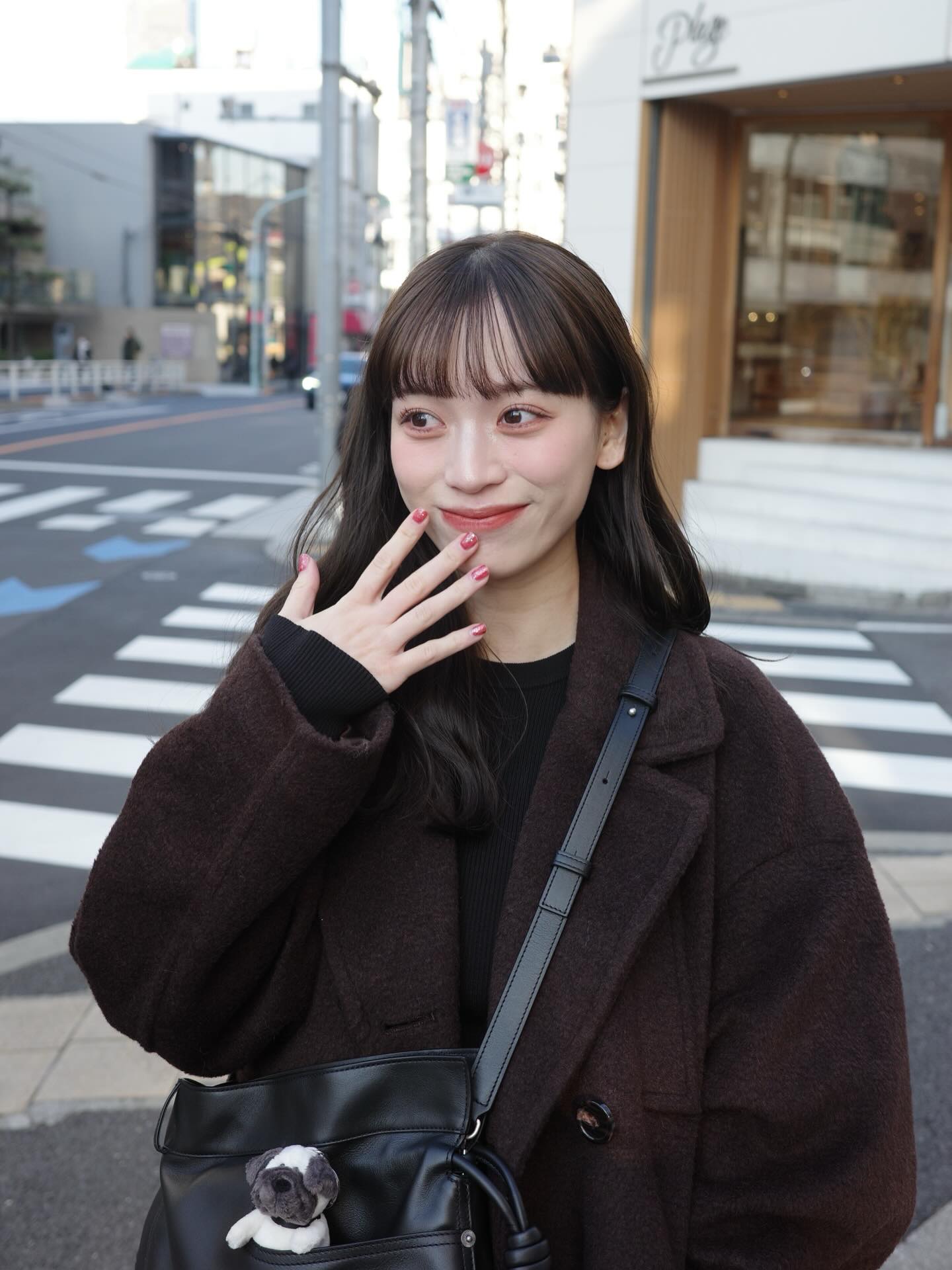 由布菜月が夫との年末ディナー&お気に入りコート披露