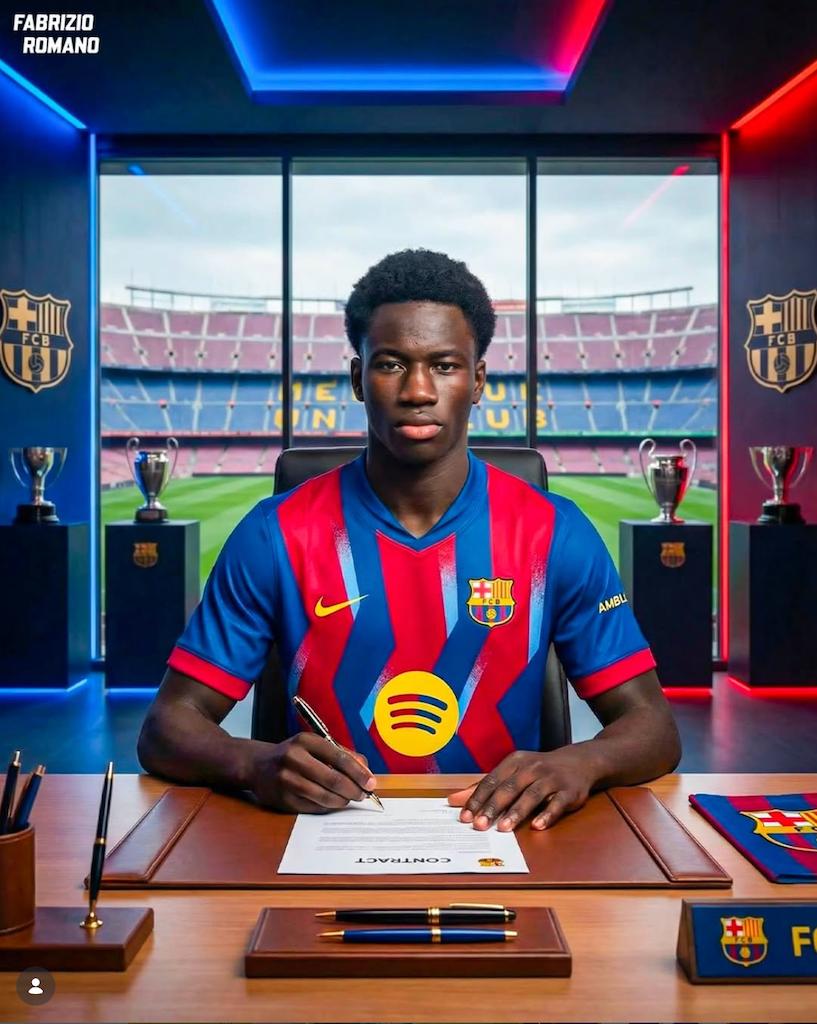 バルセロナの至宝が新契約　15歳トゥンカラがサイン