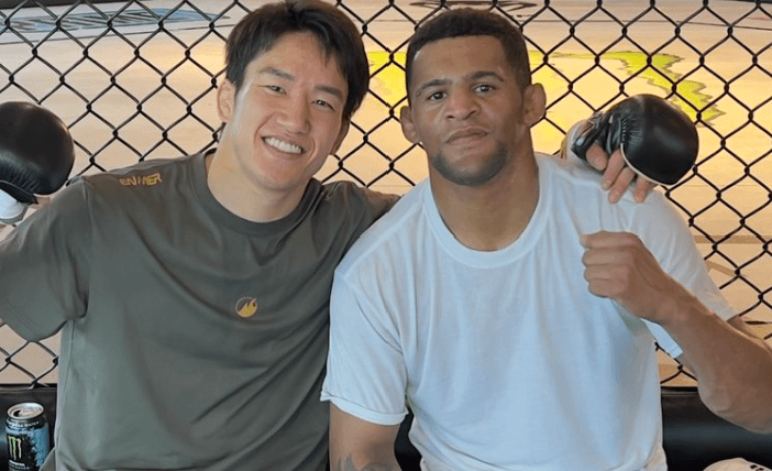 朝倉海が現Bellatorチャンピオンと練習「このスパー見たすぎる笑」