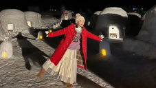 當真あみ、雪景色と朝日の絶景ショットを公開 「楽しい長野撮影でした！」