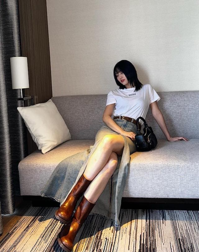 TWICEのモモがスタイルの良さ溢れる最新ショットを公開！❤️‍🔥👀