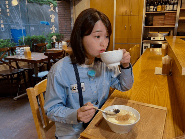 TBS篠原梨菜アナ、「しみわたる美味しさ」にほっこり柔らかな表情に癒されるファン続出