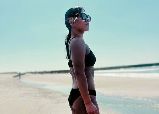 女子プロレスラー・岩田美香、ビーチショット公開「集中出来てる」迫るSareee戦へ闘志