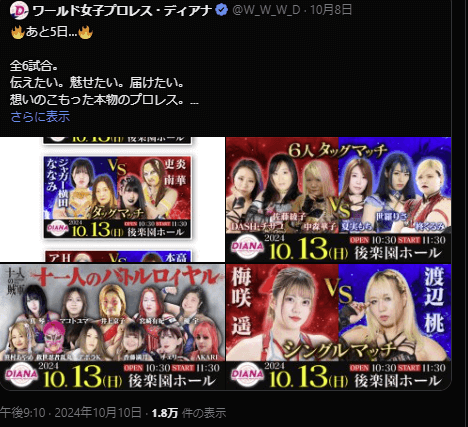 STARDOM【スターダム】 吏南、ディアナでの闘いに向けて決意「暴れ倒してやるよ！」