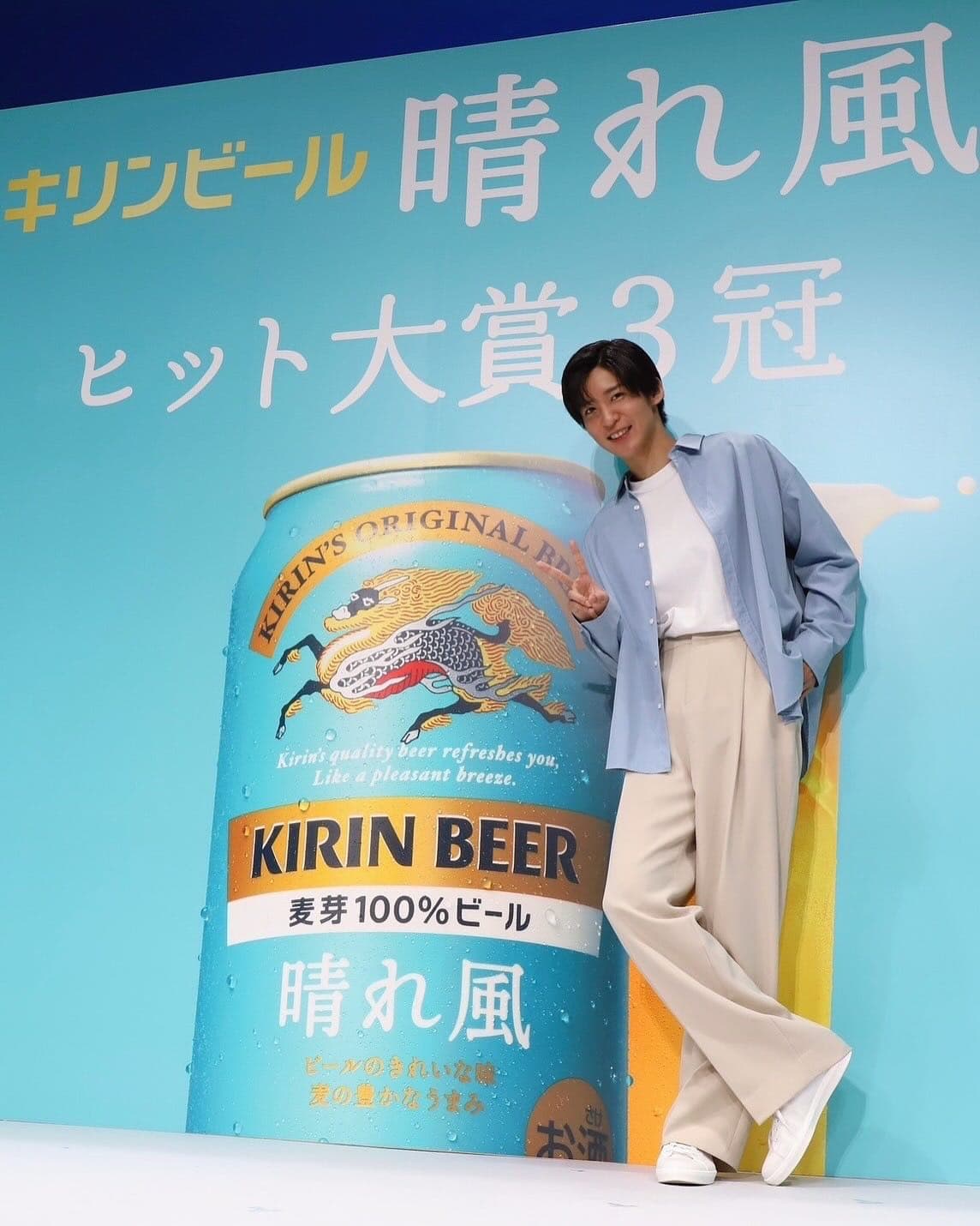 CMタレントが歓喜！キリンビール 晴れ風が大賞受賞