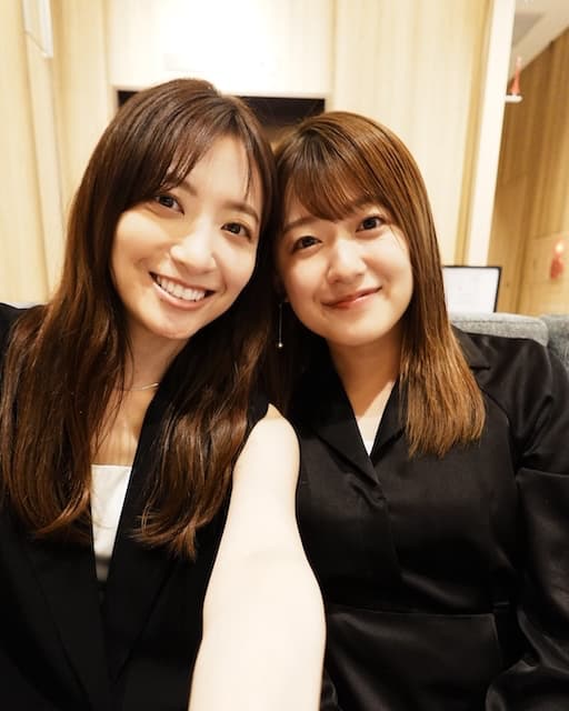 元日本テレビアナウンサー・笹崎里菜、“久しぶりの尾崎さん”とのツーショット公開！
