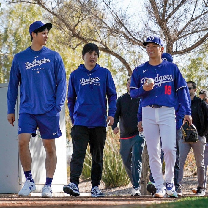 大谷ピッチングコーチ！？大谷翔平、山本由伸、水原一平の豪華すぎる3S⚾