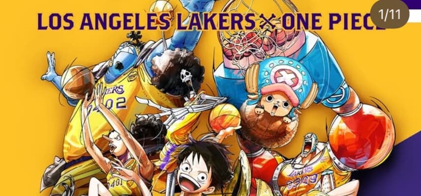 NBA・レイカーズが『ワンピース』とコラボ！？