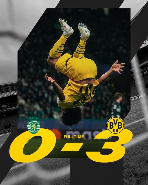 ドルトムントがスポルティングに先勝！守田英正は途中出場