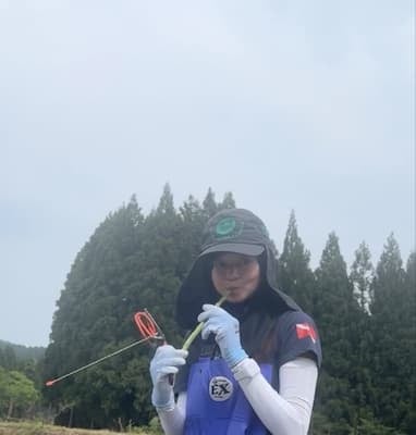 「沢山採れたー」女優・小林涼子がアスパラガスの大量収穫に喜びの舞を披露！？