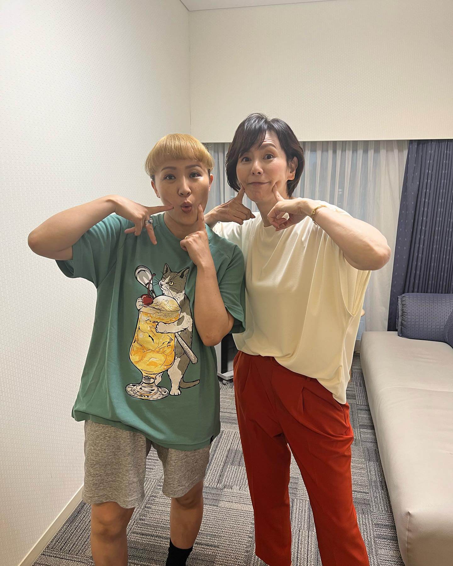 丸山桂里奈が「アスリートの大先輩」との2ショット公開📸✨