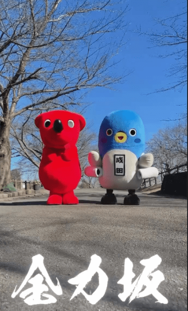 「千葉県を全力疾走？！」チーバくん、スペシャルゲストうなりくんと全力ダッシュ！懸命な姿にファンほっこり