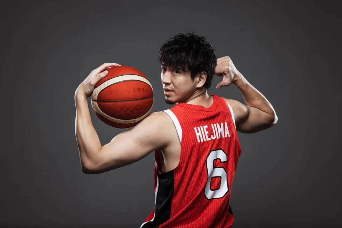 本日初戦 バスケ代表！チーム最年長の逞しい背中