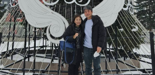 バレー元日本代表・竹下佳江、夫婦の2ショットで感謝を伝える「素敵な一年をありがとう」