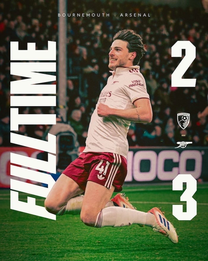 「勝利で今年を始める」アーセナルが新年初試合の試合結果を報告！