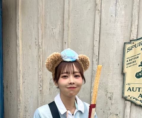 「全部可愛いわ」FRUITS ZIPPER 仲川瑠夏がディズニーを楽しむ姿にファン悶絶！