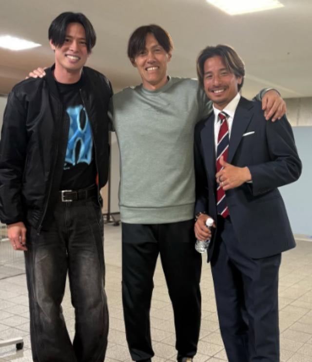 サッカー・Jリーグ・カターレ富山 松田力「久しぶりに会えて嬉しかった！」楢さん＆のむとの再会を報告
