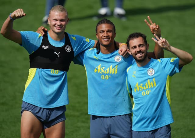 ハーランド 笑顔でトレーニング姿を公開！