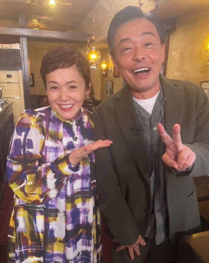 光石研が大竹しのぶとの2ショットを披露「是非、ご覧ください！」