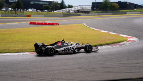 F1 日本の名コースで魅せる ハースが公開した“富士スピードウェイ絶景ショット”
