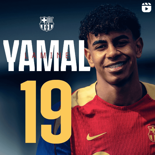 「メッシの足跡をたどる」バルセロナの神童ヤマル メッシも着用した背番号「19]を継承