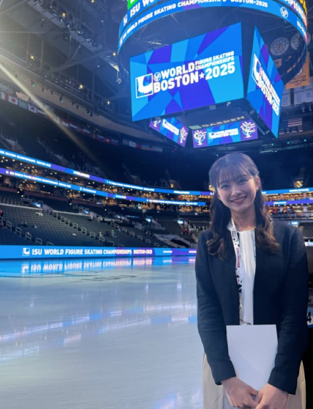 原田葵が世界フィギュアを終える「すごく楽しく、充実した時間を過ごせました」