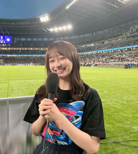 ⚽️影山優佳がPSG戦のピッチリポーターに！