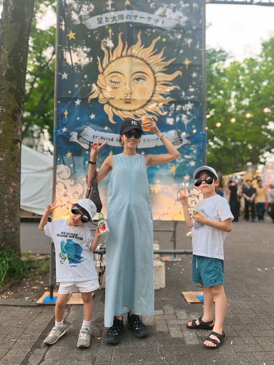 「出来たらすでにプロやで！」安田美沙子が家族でナイトマーケット！