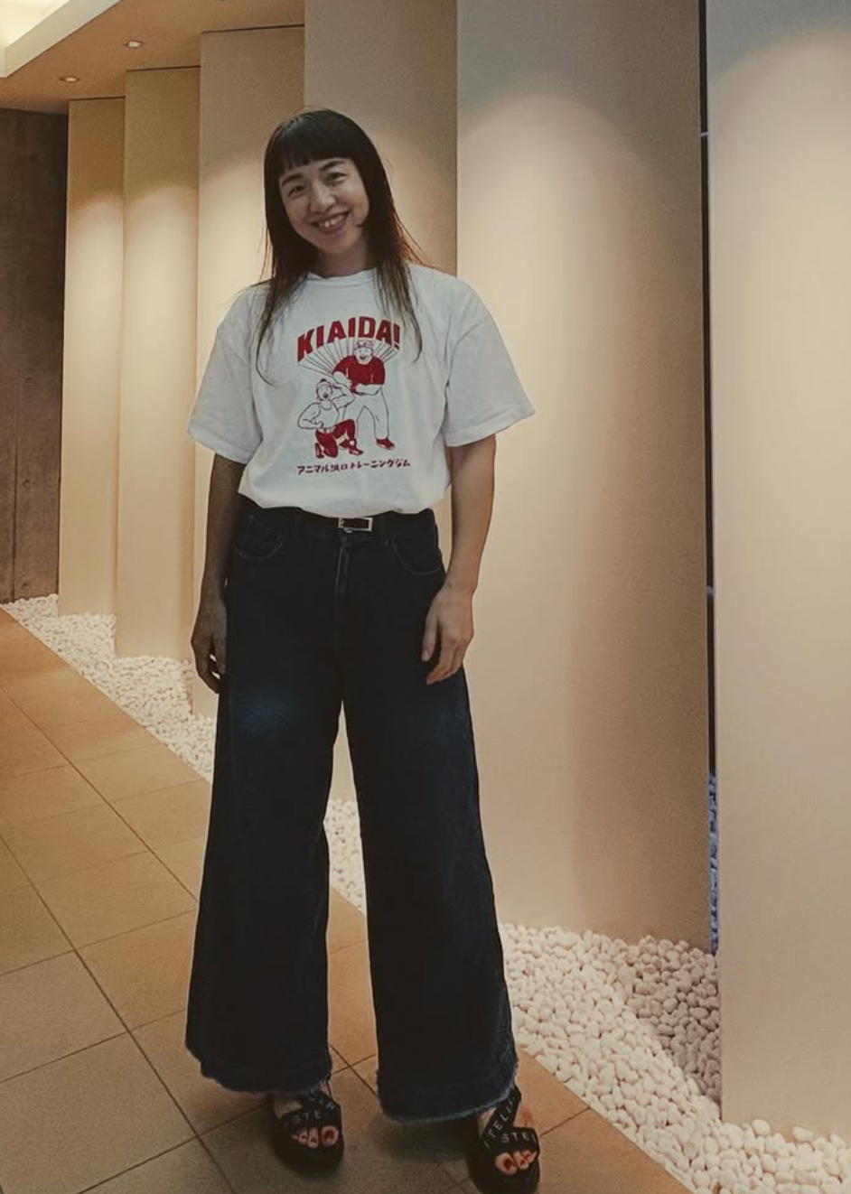 浜口京子、浅草ジムで“気合だー！！Tシャツ”販売＆サイン会を開催