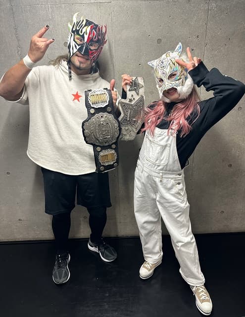 スターライト・キッドがあの覆面戦士と兄妹でシングルチャンピオンに！