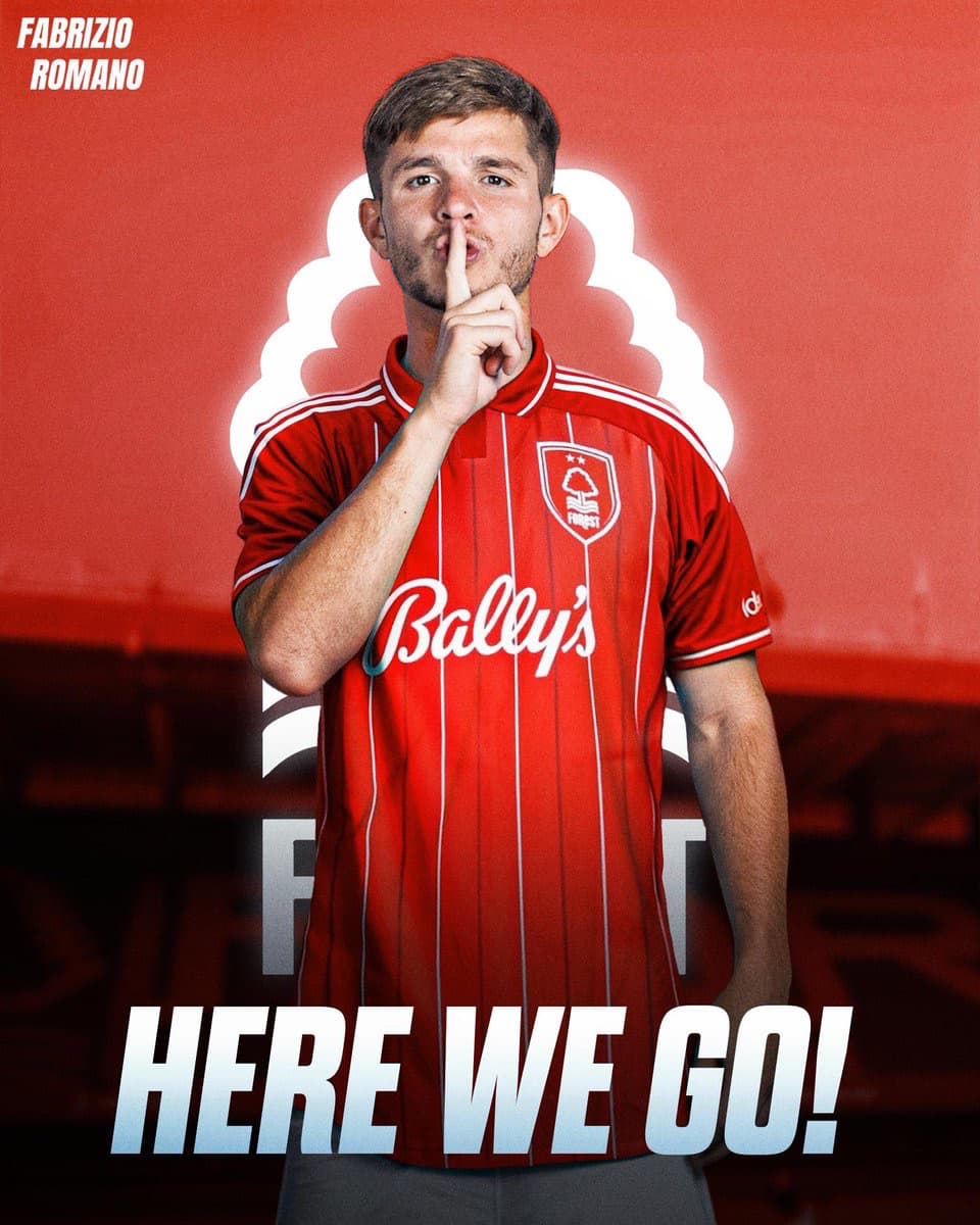 ジェームズ・マカティー、ノッティンガム・フォレスト移籍決定　最大30億円超の契約とロマーノ氏