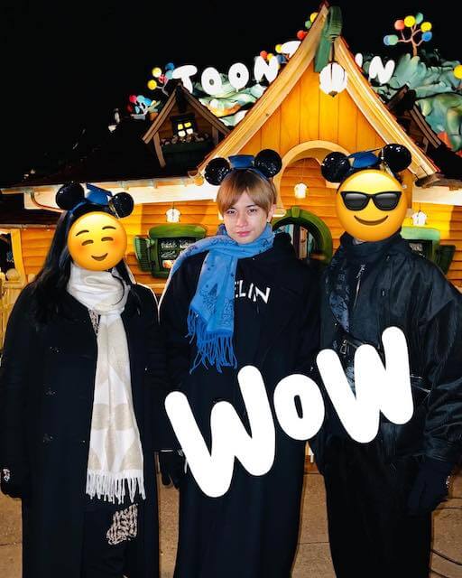 中島健人が家族でディズニーへ「パパティとママティと耳お揃い」