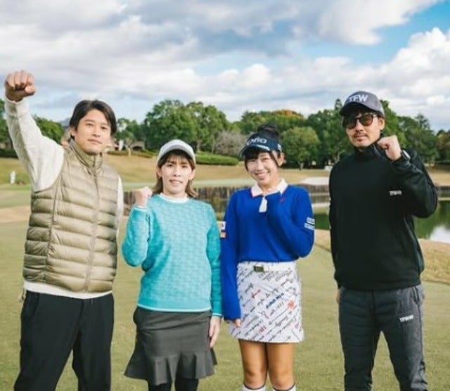 吉田沙保里がDAZN GOLF CUPにTEAMウッチーのメンバーとして参戦！