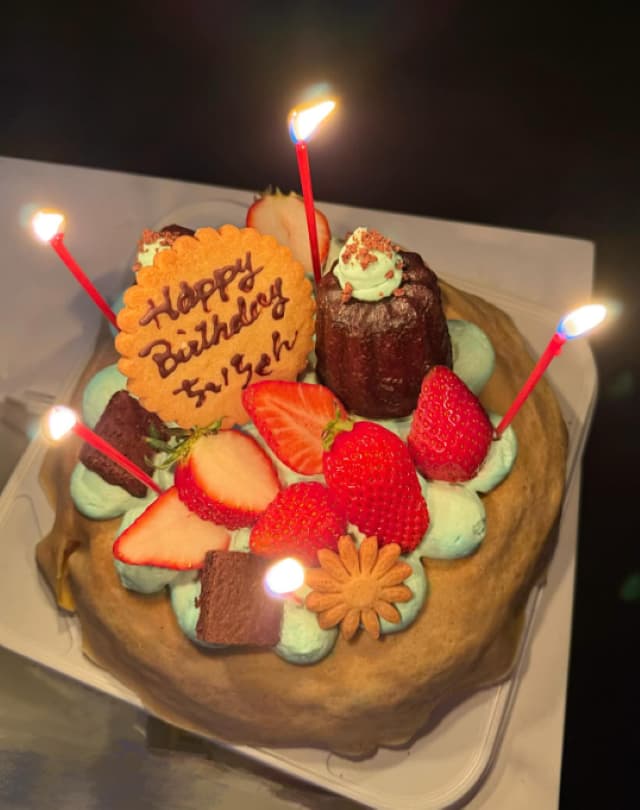 元モー娘。森戸知沙希が誕生日ケーキを披露「ありがとうmy sister」