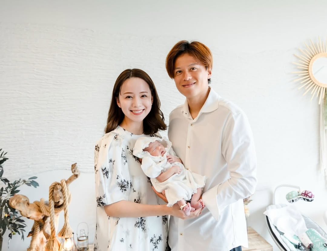 湘南ベルマーレ・小野瀬康介が娘誕生で決意「守らなきゃいけないものが1人増え、より一層頑張っていこうと思います！」