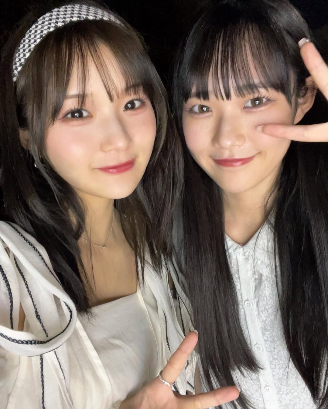 稲場愛香が久々の再開で仲良しツーショット！