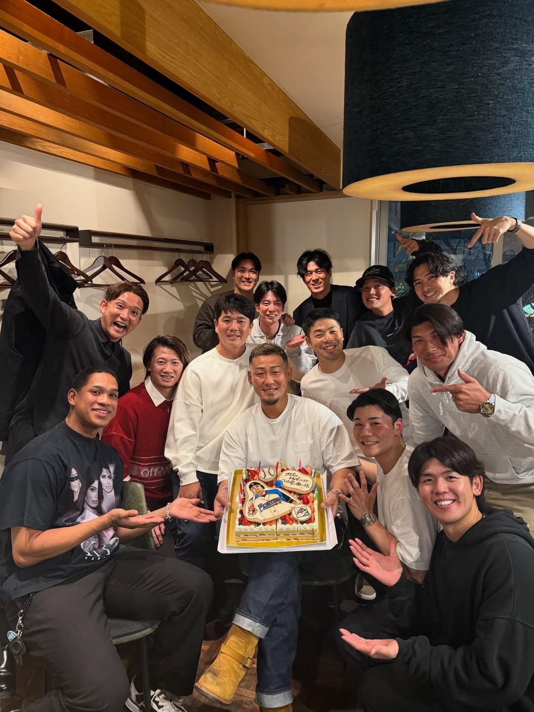 中田翔お疲れ様会 中田が帰り際に一言…