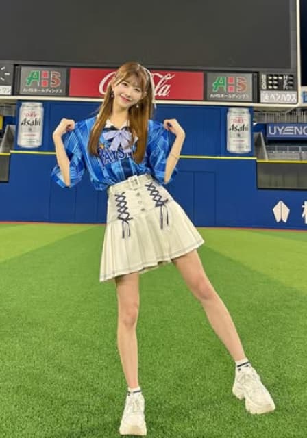 「横浜しか勝たん」AKB48・千葉恵里のユニフォーム姿が可愛すぎ！