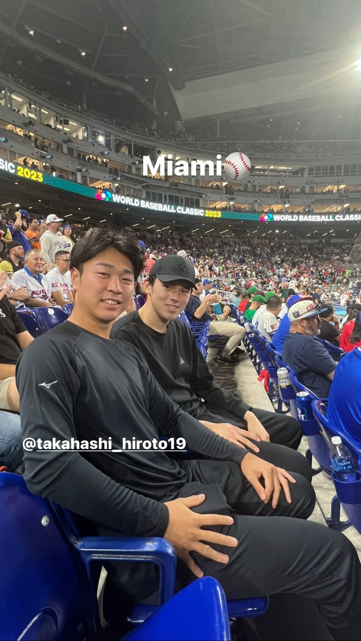 侍J佐々木朗希が準決勝の相手を偵察!?