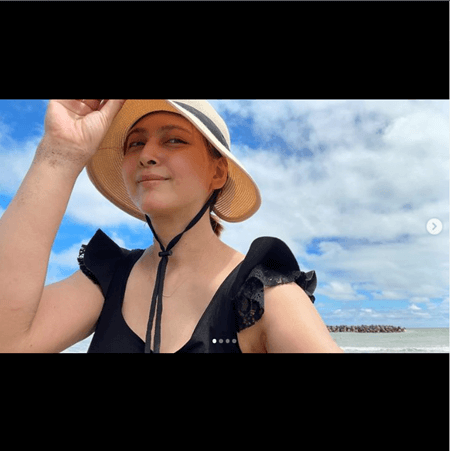 加藤夏希が子供と地元・秋田へ帰省！