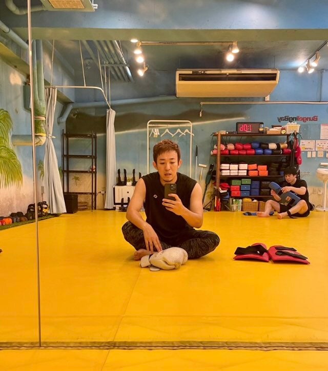 ファンキー加藤 朝から”ファンキー”にトレーニング