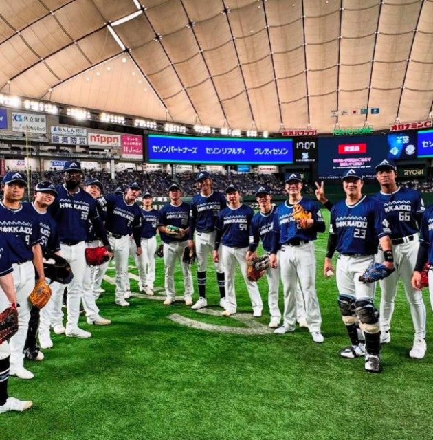 イベントユニフォームに笑顔！日本ハム・山縣秀が球場で綴る感謝と次への決意